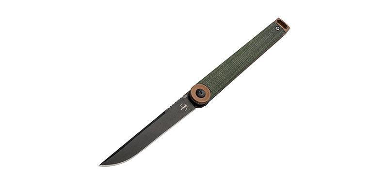 Couteau de poche boker Kaizen Green Canvas Micarta