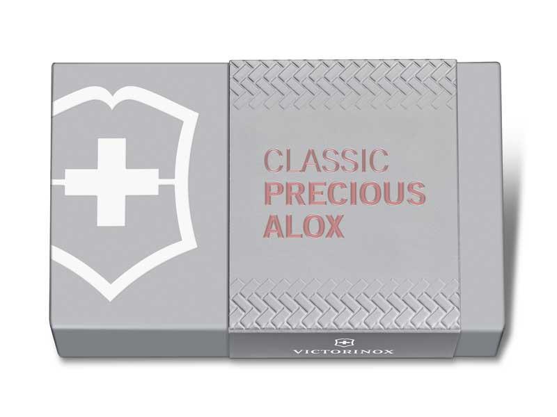 Couteau victorinox classic precious alox gentle rose 58mm