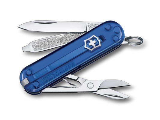 Couteau victorinox classic translucide deep ocean 58mm