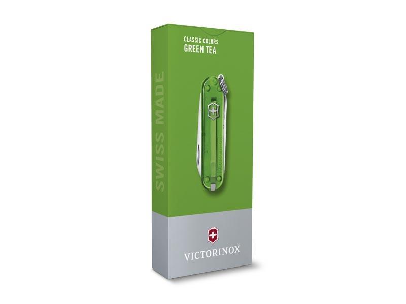 Couteau victorinox classic translucide green tea 58mm