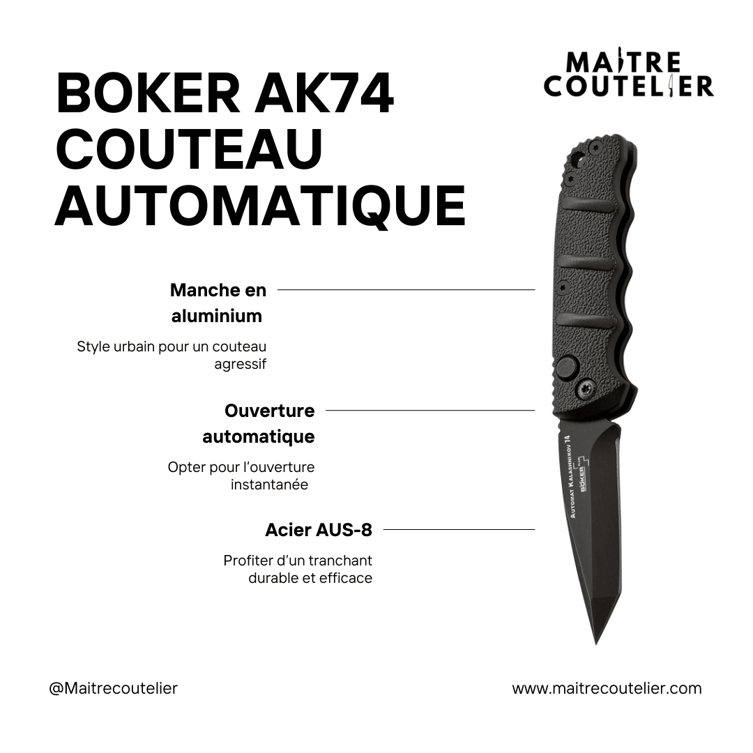 BOKER AK74 COUTEAU AUTOMATIQUE