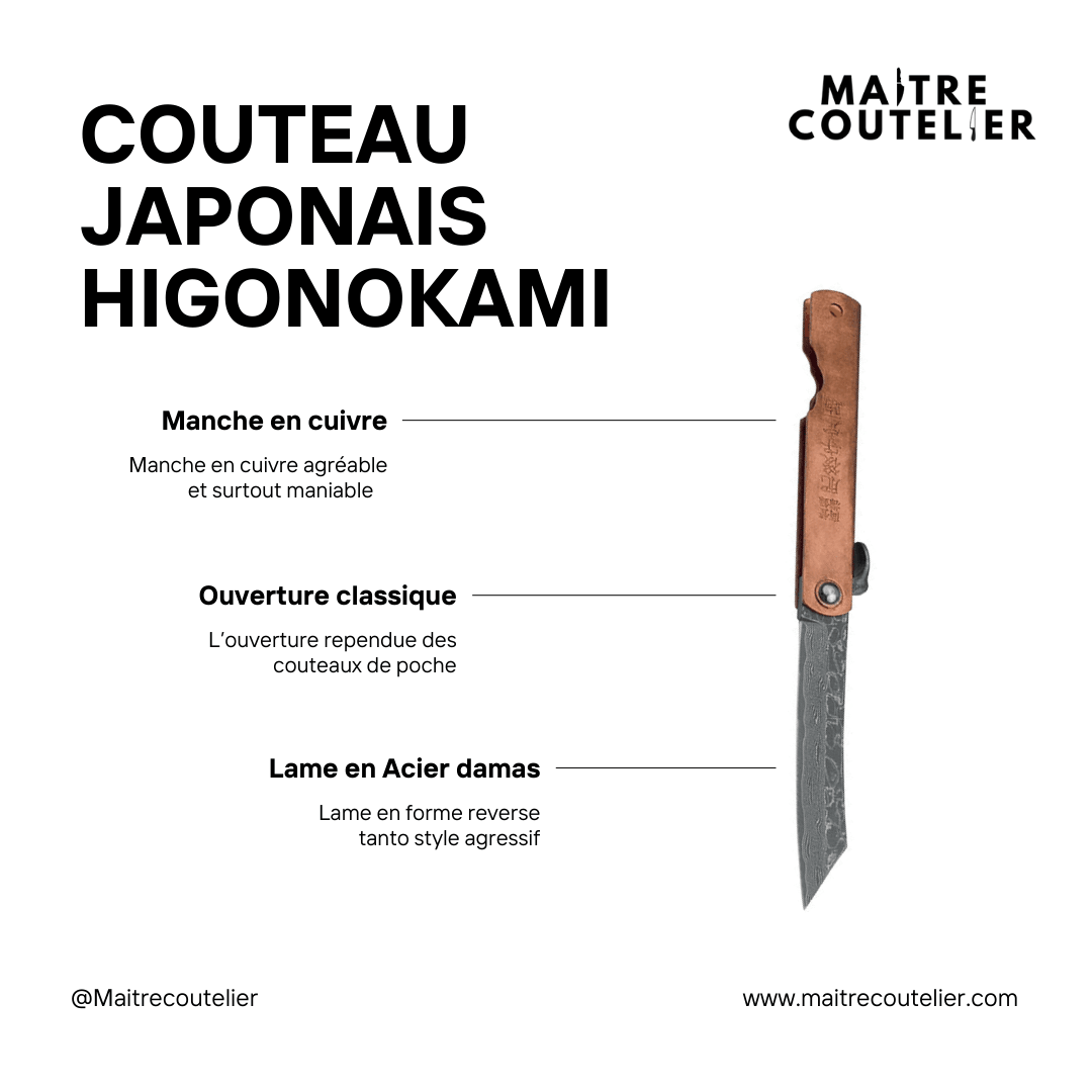 COUTEAU JAPONAIS HIGONOKAMI