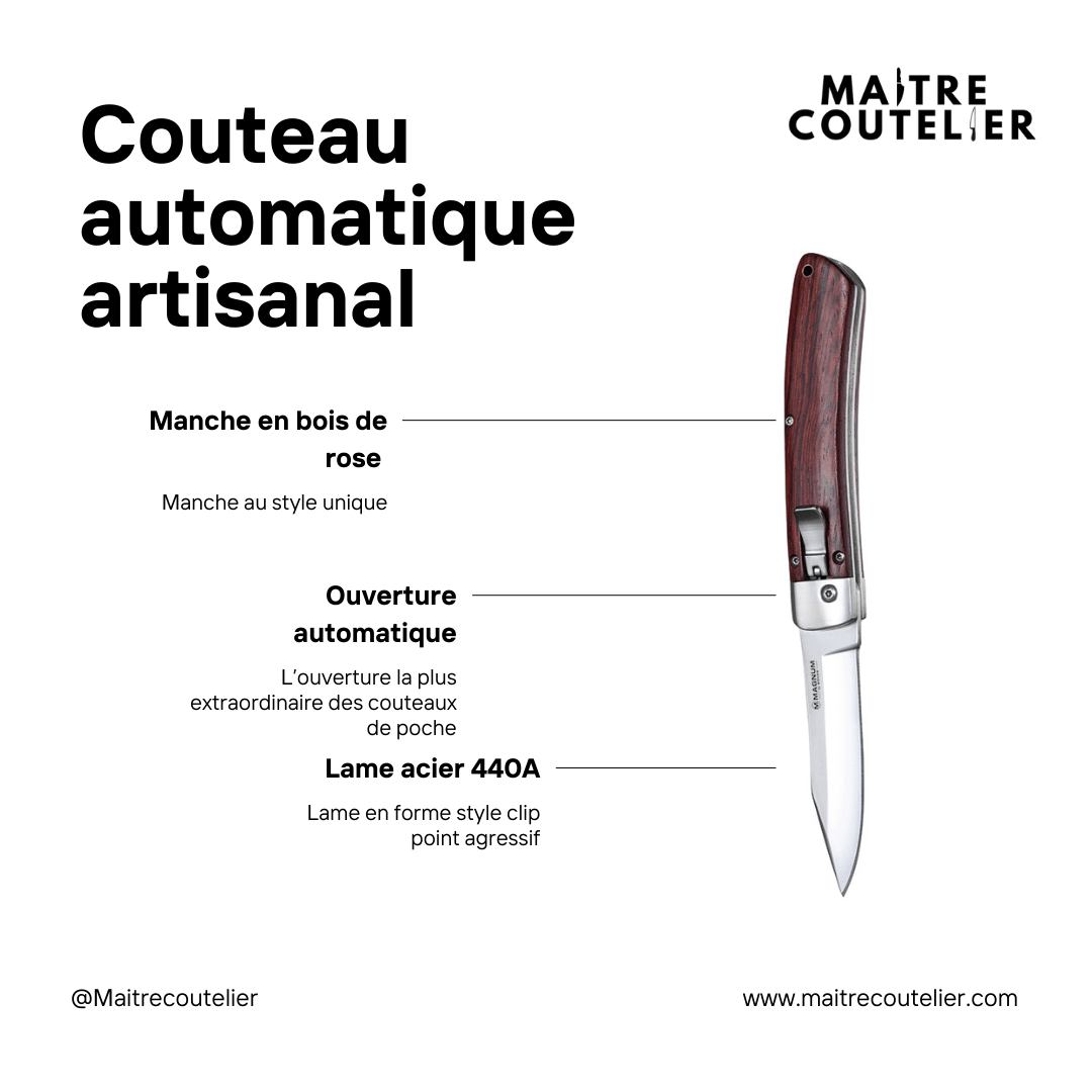 CUCHILLO AUTOMATICO ARTESANAL