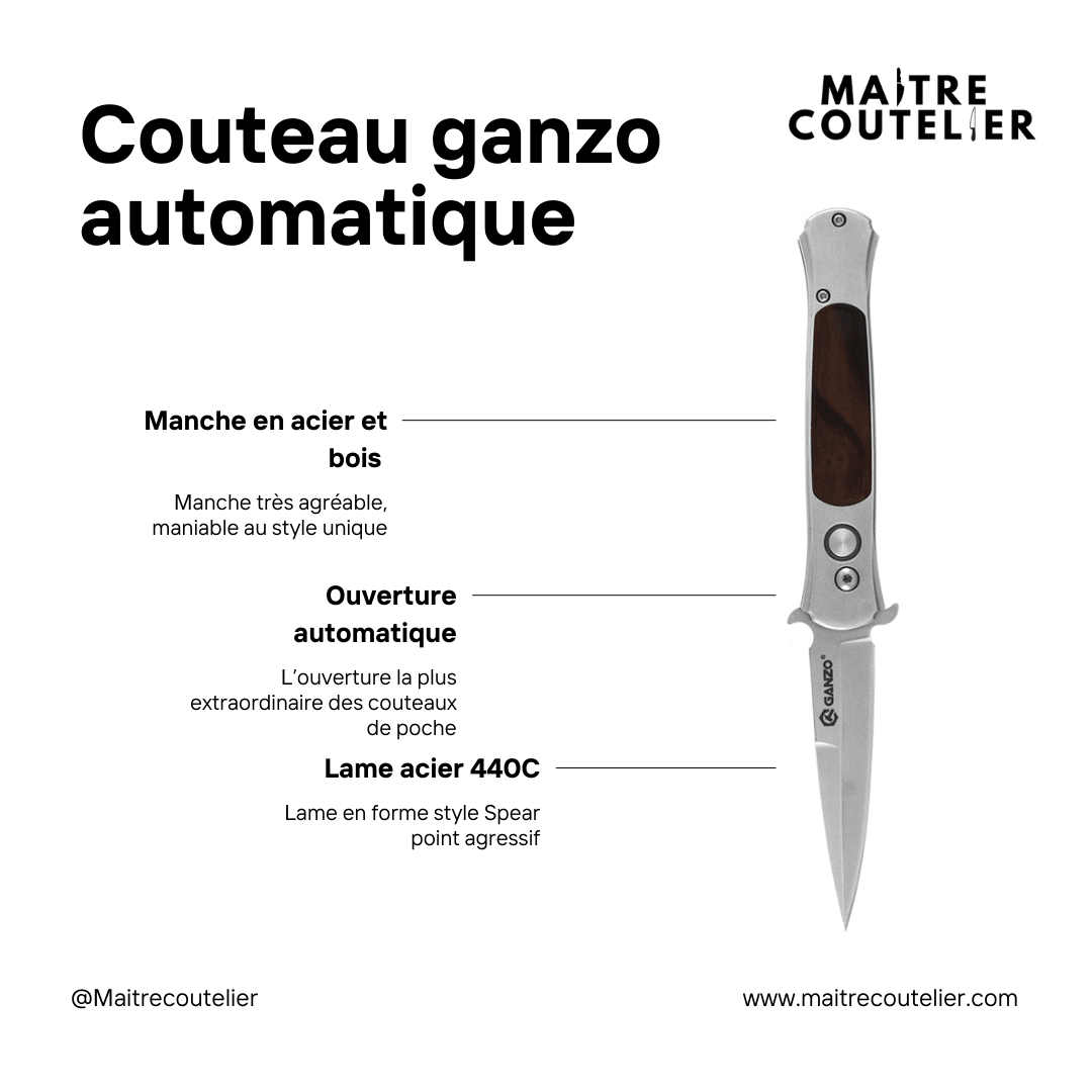 CUCHILLO GANZO AUTOMATICO