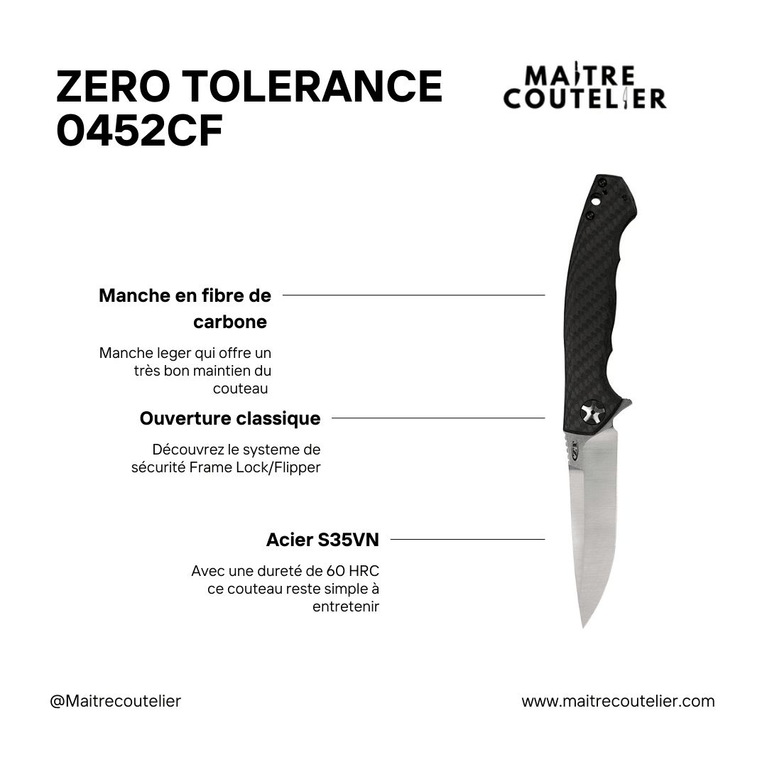 ZERO TOLERANCE 0452CF