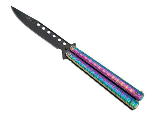 Couteau papillon pro rainbow