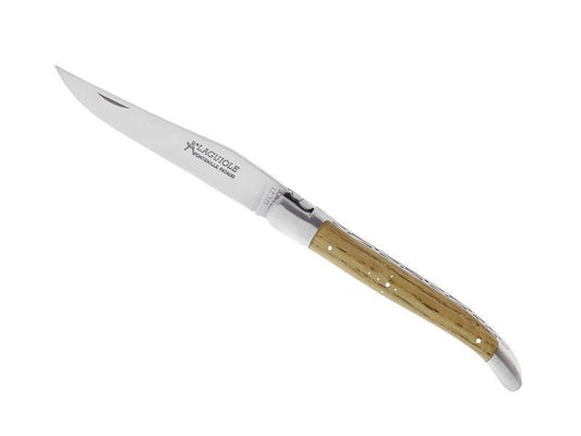 Gilles esencial cuchillo laguiole roble 12cm acero inoxidable