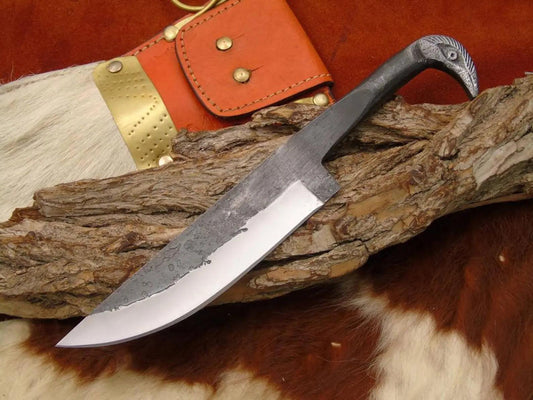 Couteau viking tête d'oiseau