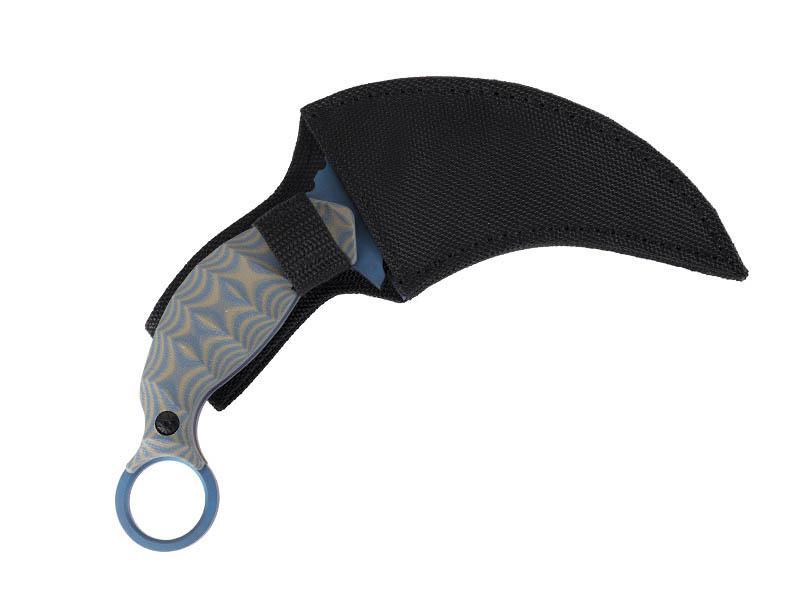 KARAMBIT MARRÓN Y AZUL