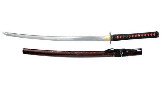 Katana noir et rouge